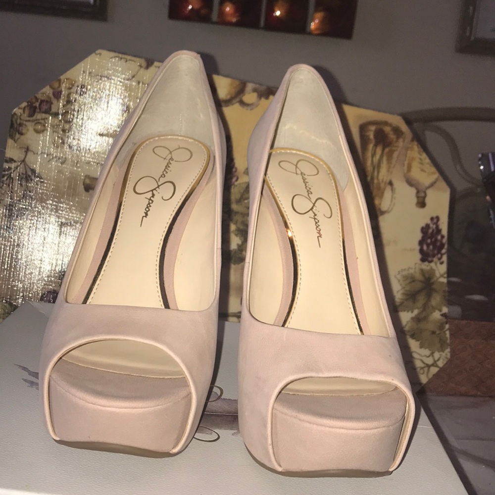 Jessica Simpson wedges